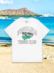 Honolulu Tennis Club White Tシャツ
