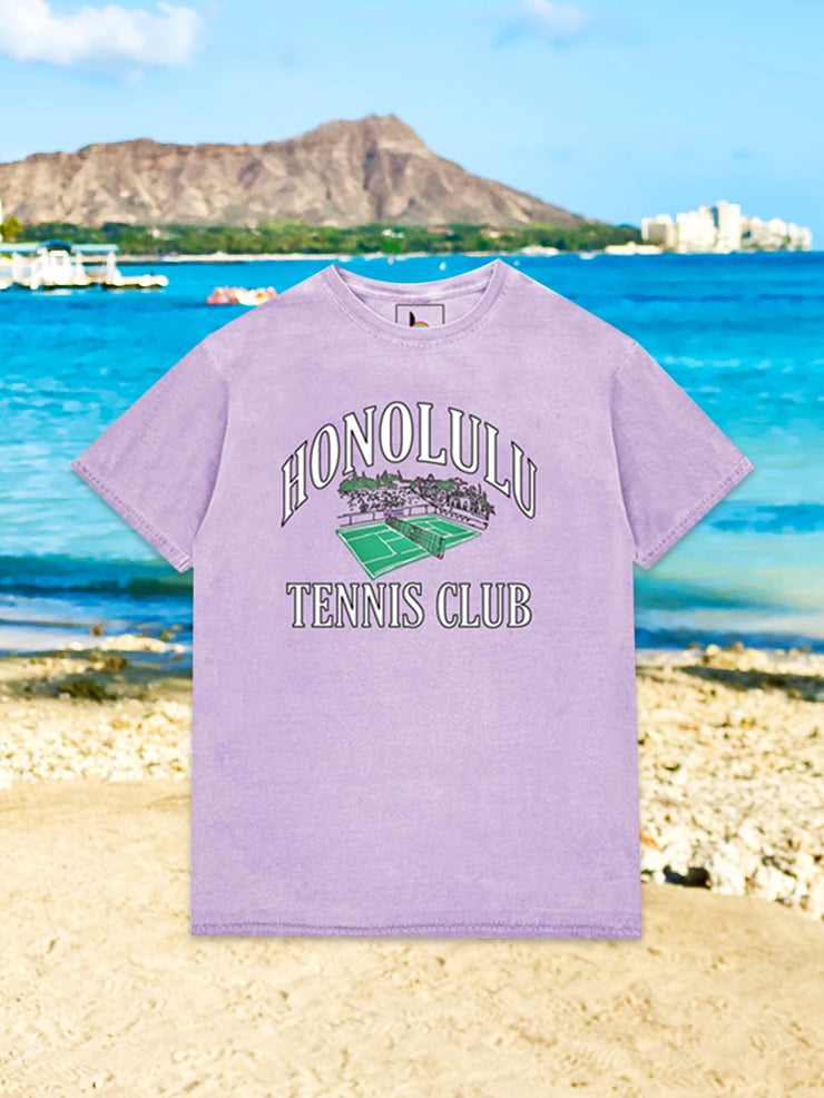 Honolulu Tennis Club Purple Tシャツ